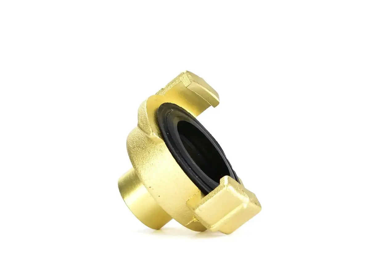 GEKA-type brass coupling, female thread 3/8"