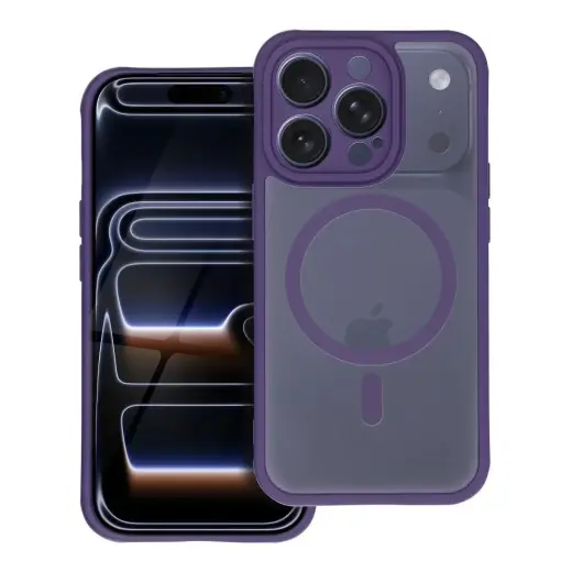 FULL MATTE MAG COVER phone case with MagSafe support for iPhone 17 purple
