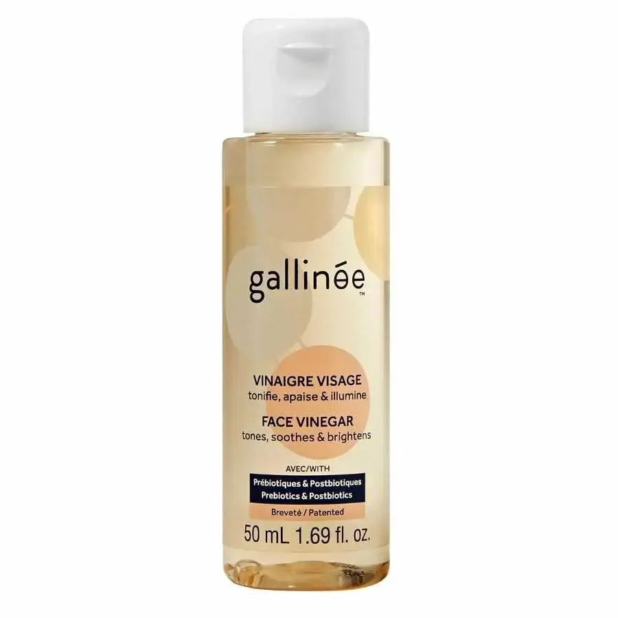 Gallinee, Microbiome Skincare, Apple Cider Vinegar, Tones|Soothes & Brightens, Tonic Lotion, For Face, 50 ml