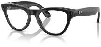 Viedās brilles Ray-Ban Meta Skyler - Gen 1 Black/Clear-Blue Transitions 52mm