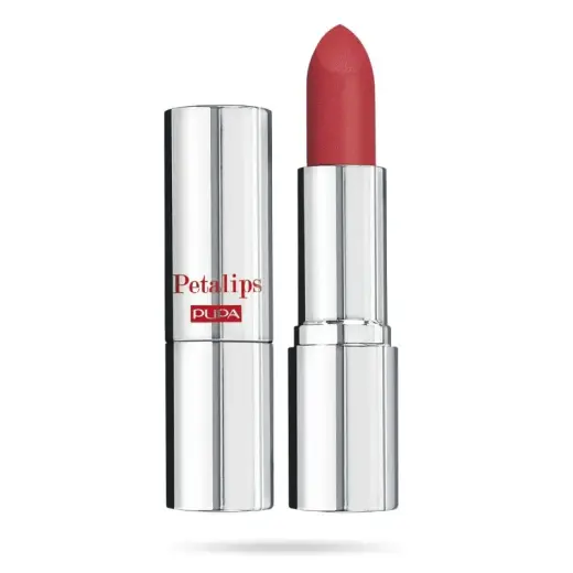 Pupa, Petalips, Paraben-Free, Matte, Cream Lipstick, 015, Dahlia Petal, 3.5 g