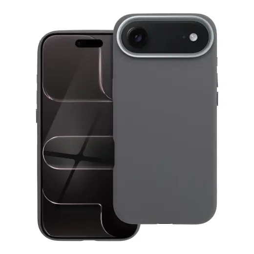 Forcell F-Protect Frame Premium telefono dėklas su MagSafe palaikymu iPhone 17 Air pilkas