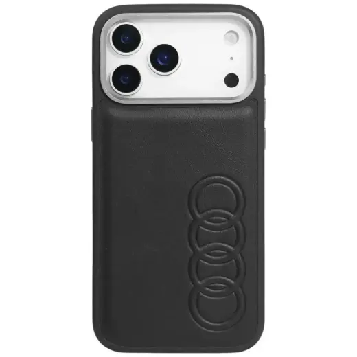 Audi TT maciņš ar MagSafe atbalstu telefonam iPhone 17 Pro melns