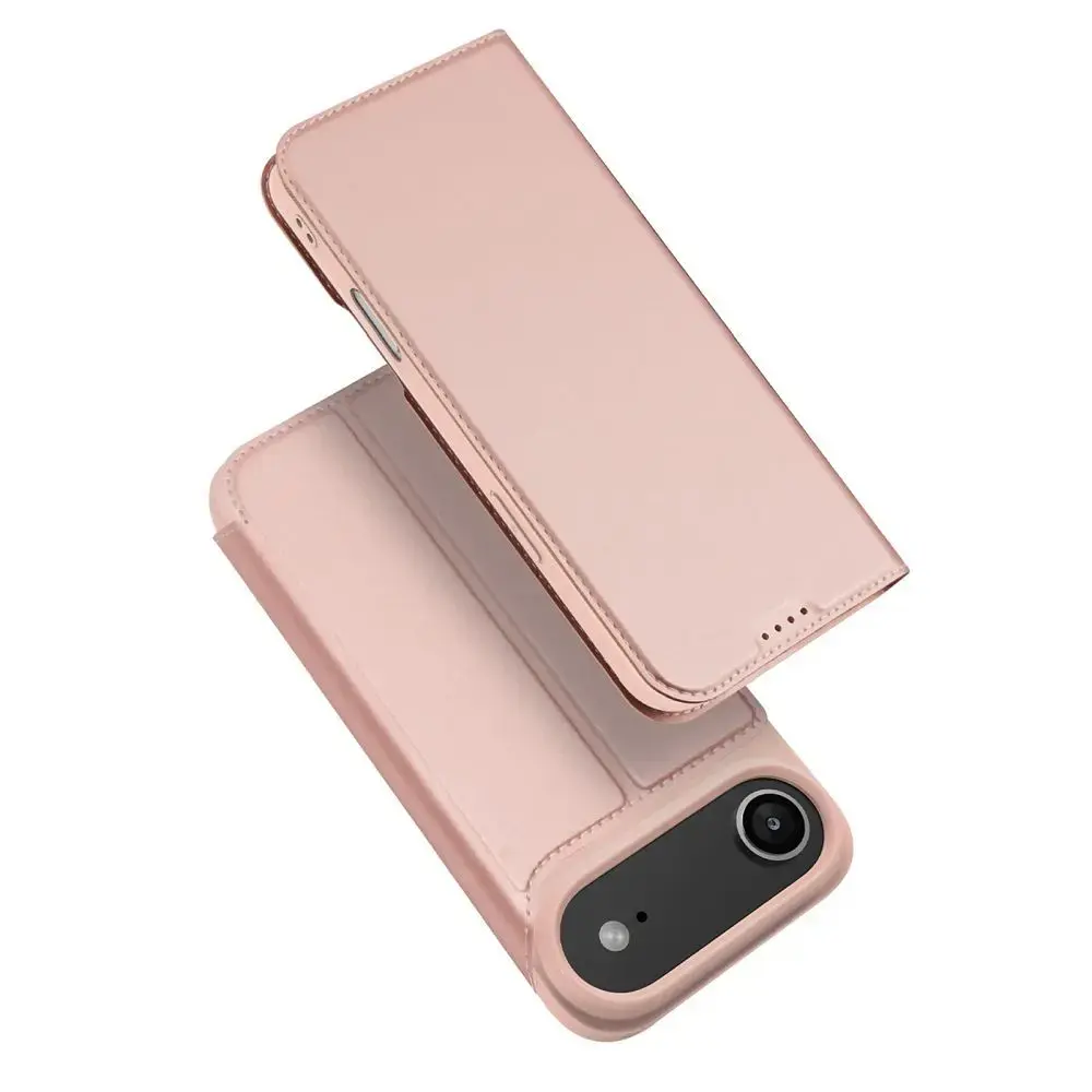 Dux Ducis Skin Pro grāmatveida maciņš telefonam iPhone 17 Air rozā
