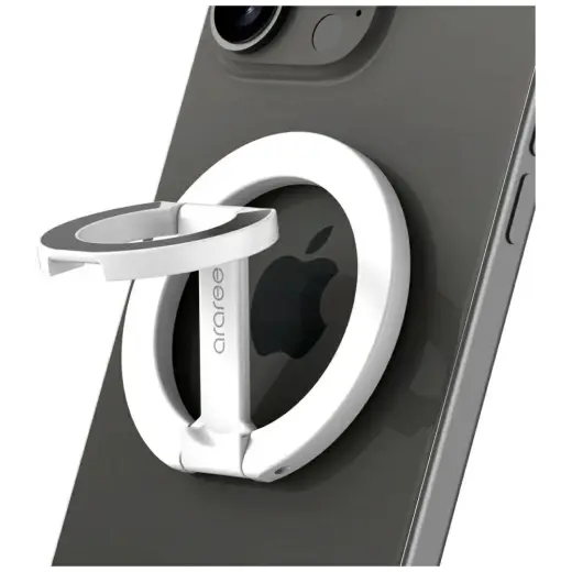 Ring stand Araree A-Ring MagSafe GripTok white