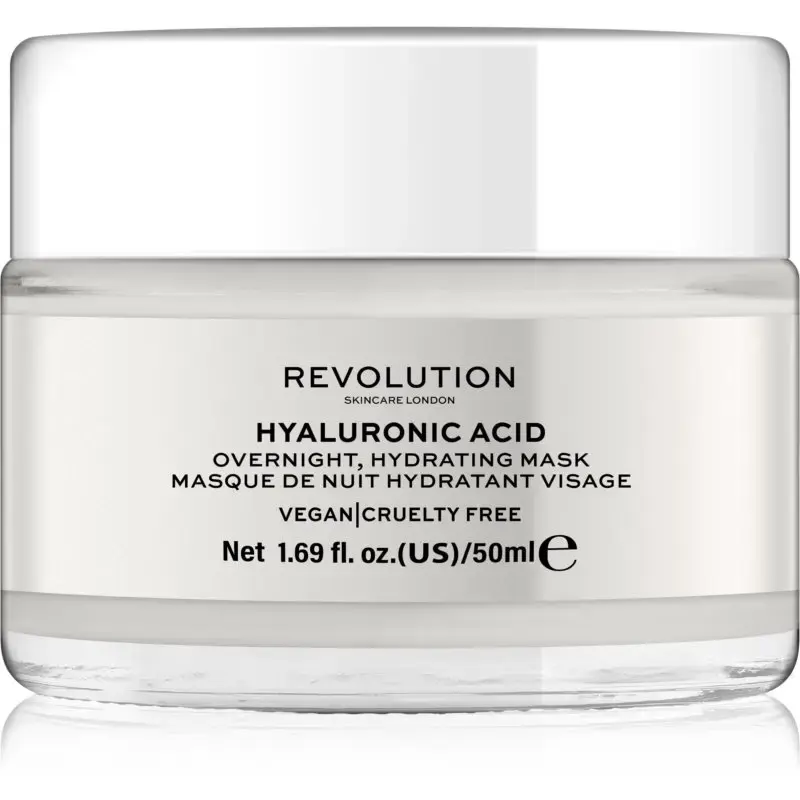 Revolution Skincare Hyaluronic Acid Overnight Hydrating Face Mask 50ml