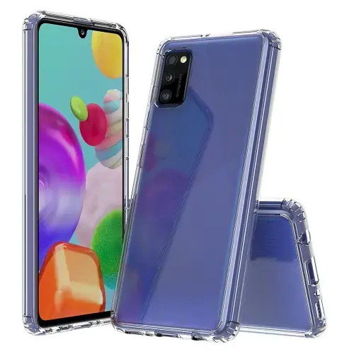 Fusion Anti Shock 0.5 mm Silikona Aizsargapvalks Priekš Samsung A415 Galaxy A41 Caurspīdīgs