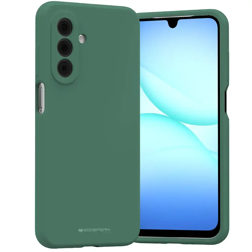Mercury Silicone telefoni ümbris Samsung Galaxy A17 4G (A175) roheline