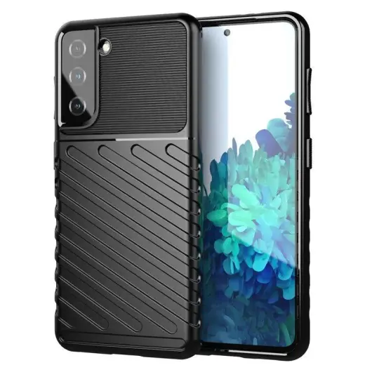 Thunder Case armor telefono dėklas Samsung Galaxy S23+ (S916) juodas