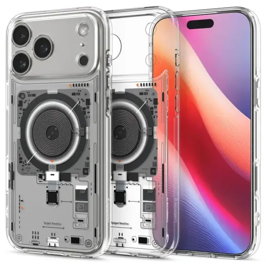 Spigen Ultra Hybrid maciņš ar MagSafe atbalstu telefonam iPhone 17 Pro Max caurspīdīgs