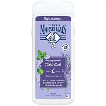 Le Petit Marseillais Night Collection Lemon Balm & Lavender - Sprchový gel 650ml