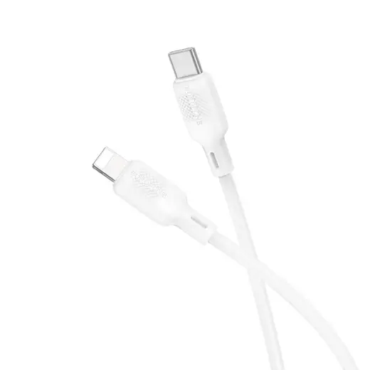 Borofone Cable BX113 Lenny - Type C to Lightning - PD 27W 1 metre white