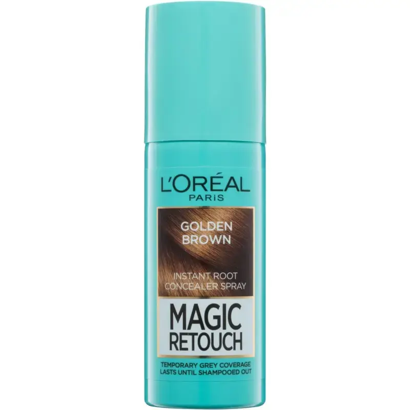 Magic retouch hair corrector and grey hair regrowth (Instant root corrector spray) 75 ml - Shade: 08 Golden Brown.
