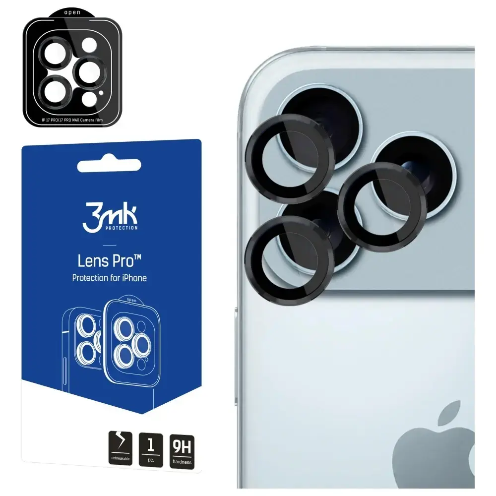 3MK Lens Protection Pro for Apple iPhone 17 Pro /17 Pro Max Black