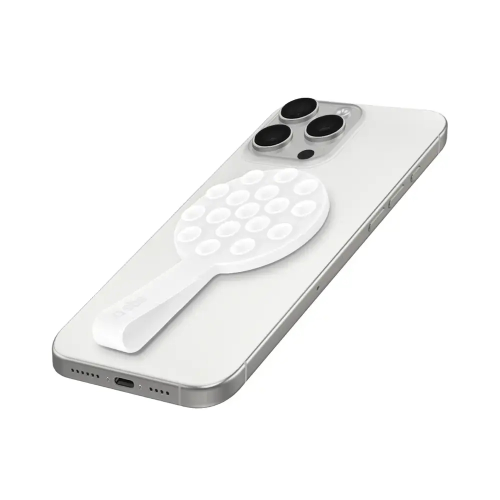 SBS MAG Grippy MagSafe Compatible Holder with Suction Cup and Ear - White