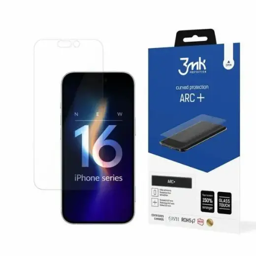 3mk ARC+ aizsargplēve telefona ekrānam iPhone 16 Pro