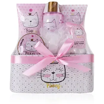 Accentra Princess Kitty Gift Box - Dárková sada v třpytivém košíku