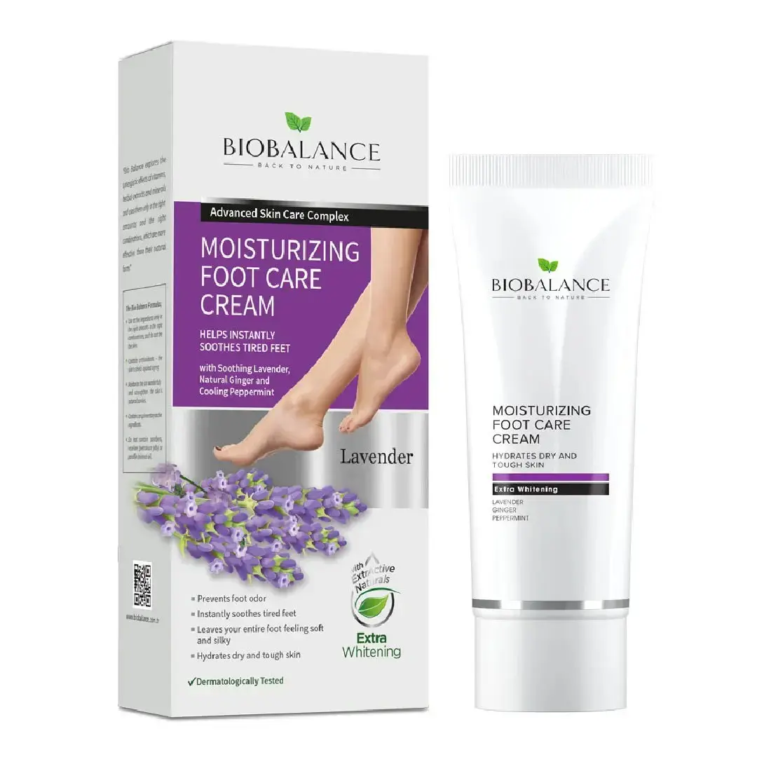 Bio Balance, Moisturizing Foot Care, Hydrating, Daily, Foot Cream, 60 ml