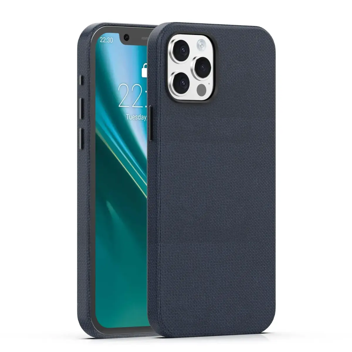 Etteri Elegant Mag maciņš ar MagSafe atbalstu telefonam iPhone 12 | iPhone 12 Pro melns