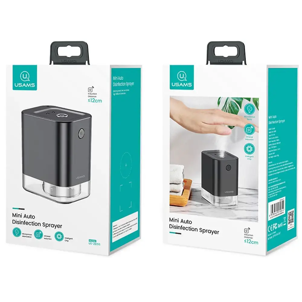 USAMS Automatic Touchless Dispenser Mini Sprayer black ZB155XSJ01 (US-ZB155)