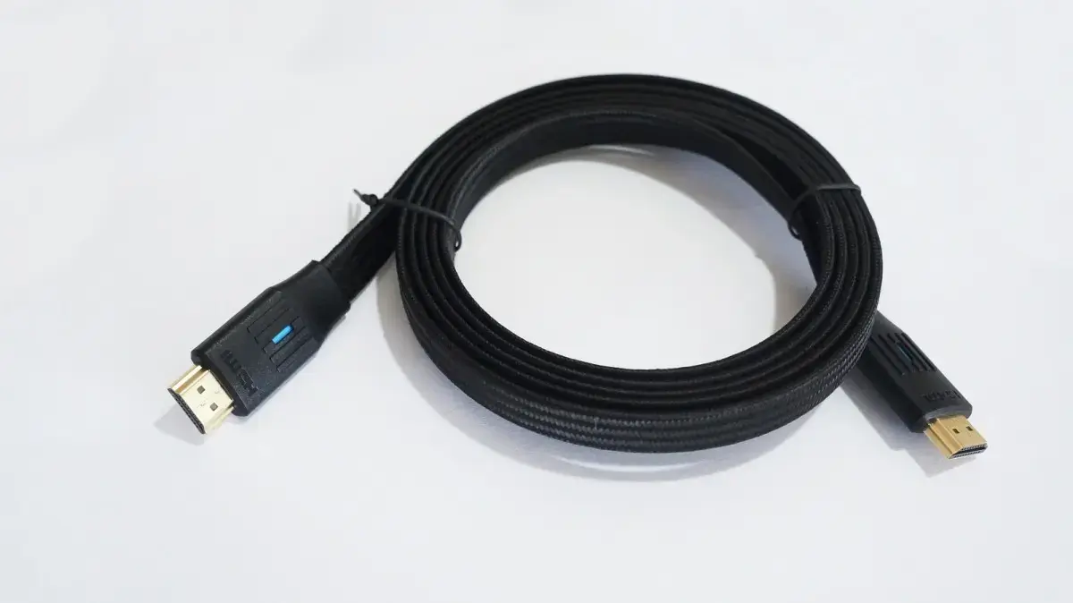 HDMI Cable v 2.1 flat black 2m