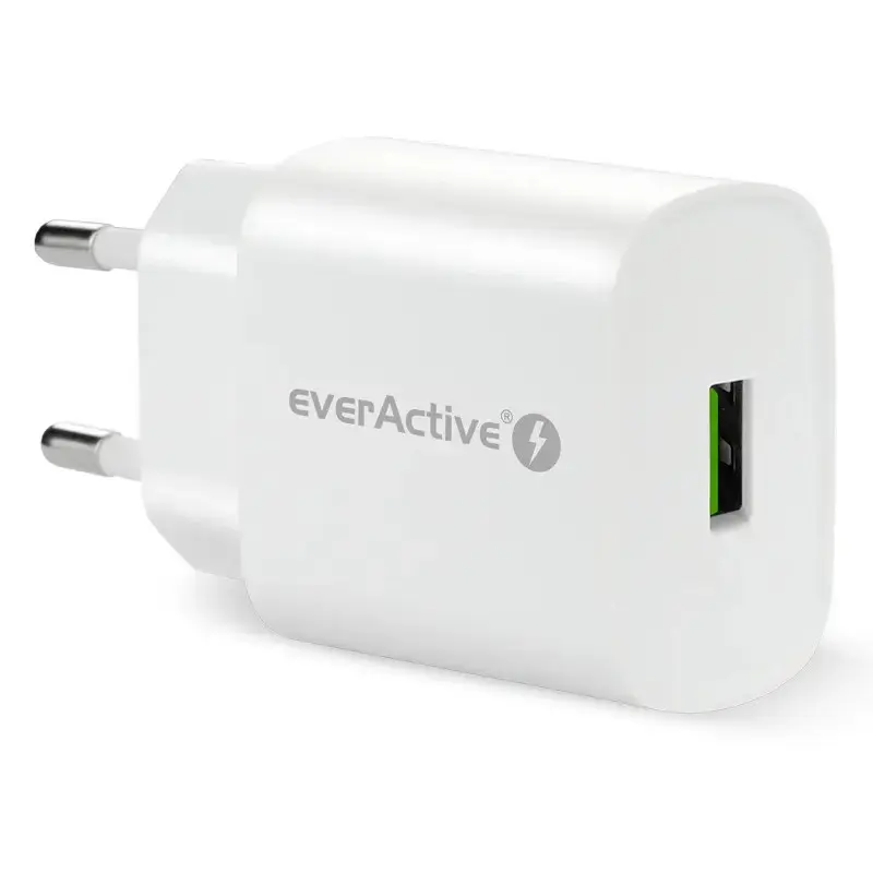 PHONE CHARGER 1X USB 18 W QC 3.0 WHITE