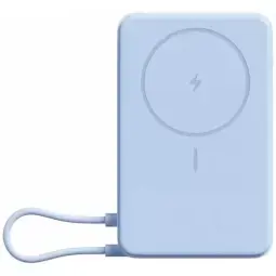 Xiaomi ārējais akumulators (powerbank) | 10 000 mAh | USB-C, Wireless, MagSafe | zils