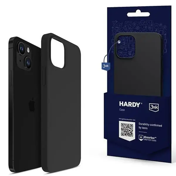 3MK Hardy Case iPhone 14 / 15 / 13 6,1" graphite MagSafe