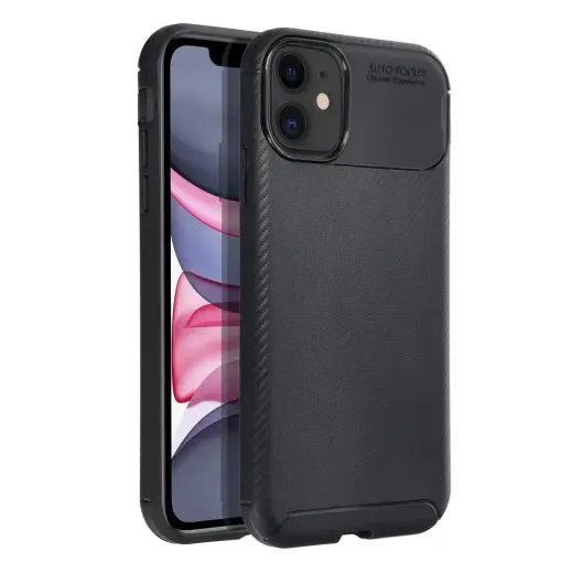 Carbon Premium phone case for iPhone 11 black