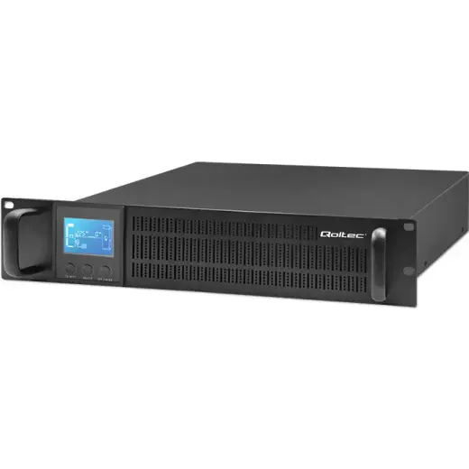 Qoltec Uninterruptible Power Supply UPS RACK | 1kVA | 800W | LCD