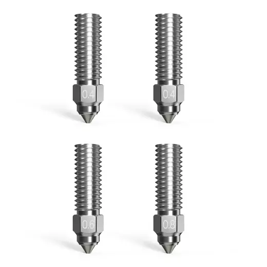 Bimetal nozzle set (2x0.4mm, 0.6mm, 0.8mm) for K1/K1Max, CR-M4, ENDER-3V3KE CREALITY