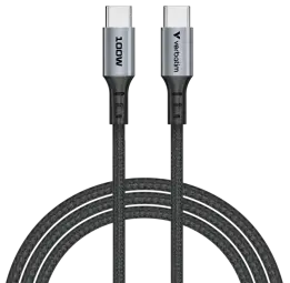 Verbatim Sync&Charge data transfer and charging cable | USB-C to USB-C | 100W | 1.2m