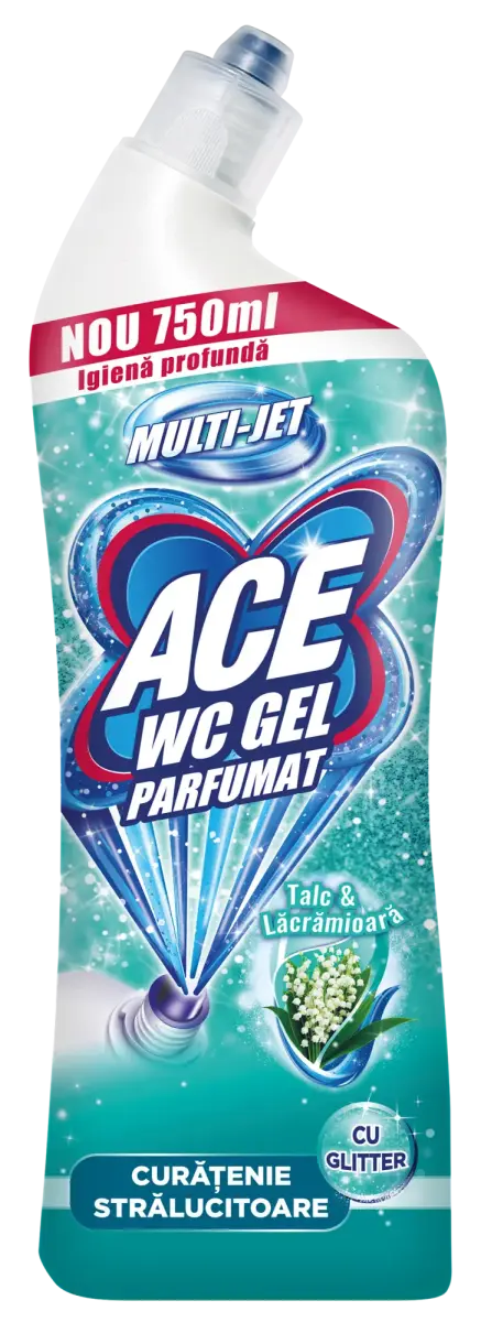Tualetes tīrīšanas līdzeklis ACE GLITTER TALCO, 750 ml