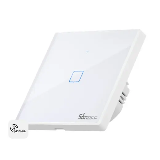 Išmanusis Wi-Fi sieninis jungiklis Sonoff T2EU1C