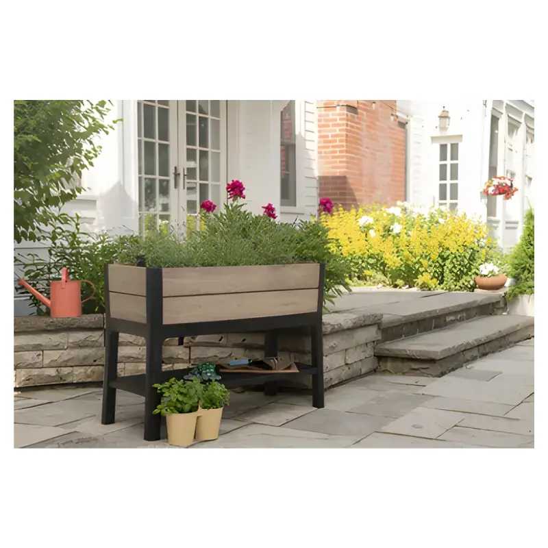 Puķu pods Deco Elevated Garden Bed 48L Walnut