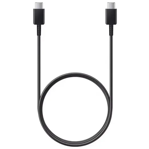 Samsung EP-DA905BBE datu pārraides un uzlādes vads | USB-C uz USB-C | 15W | 1m | melns (OEM)