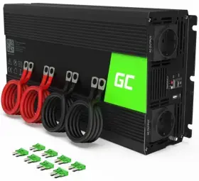 Green Cell Car Power Inverter Converter 12V to 230V 3000W/ 6000W