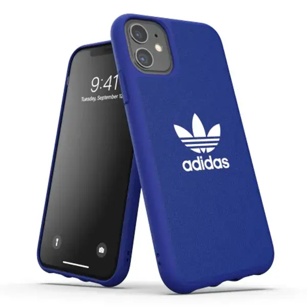 Adidas Moulded Case Canvas iPhone 11 niebieski|blue 36345