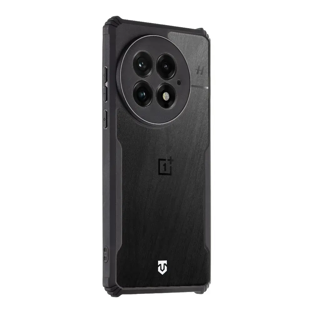 Tactical Quantum Stealth telefona maciņš OnePlus 13 caurspīdīgs|melns