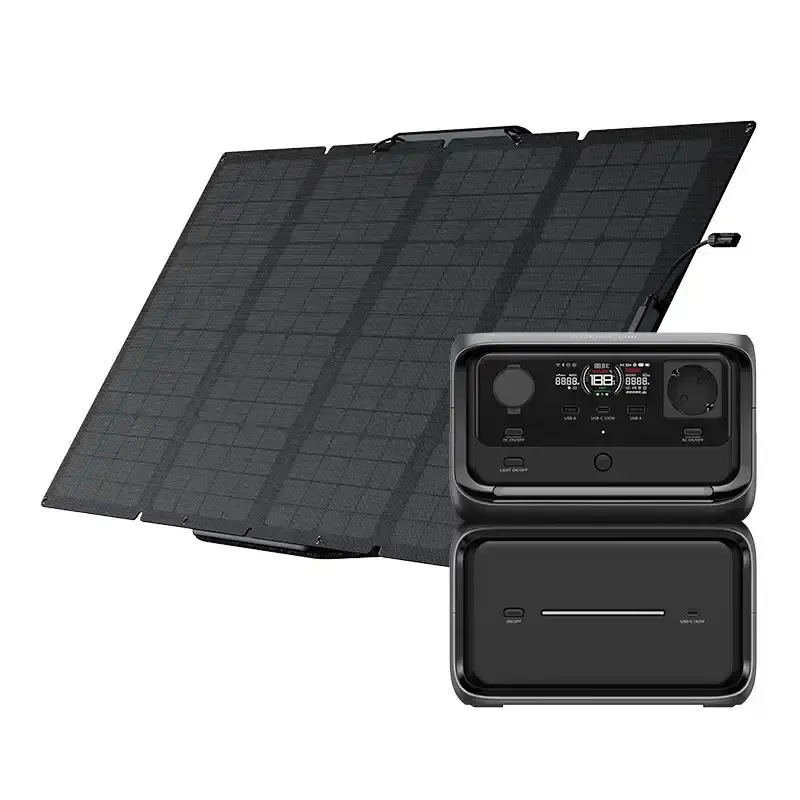 Bundle: Power station EcoFlow River 3 Max Plus + portable solar panel 160W