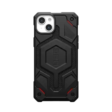 UAG Monarch Pro - protective case for iPhone 15 Plus, compatible with MagSafe (kevlar black)