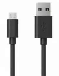 Brackton andmeedastus- ja laadimiskaabel | USB-A kuni Micro USB | 5m | must