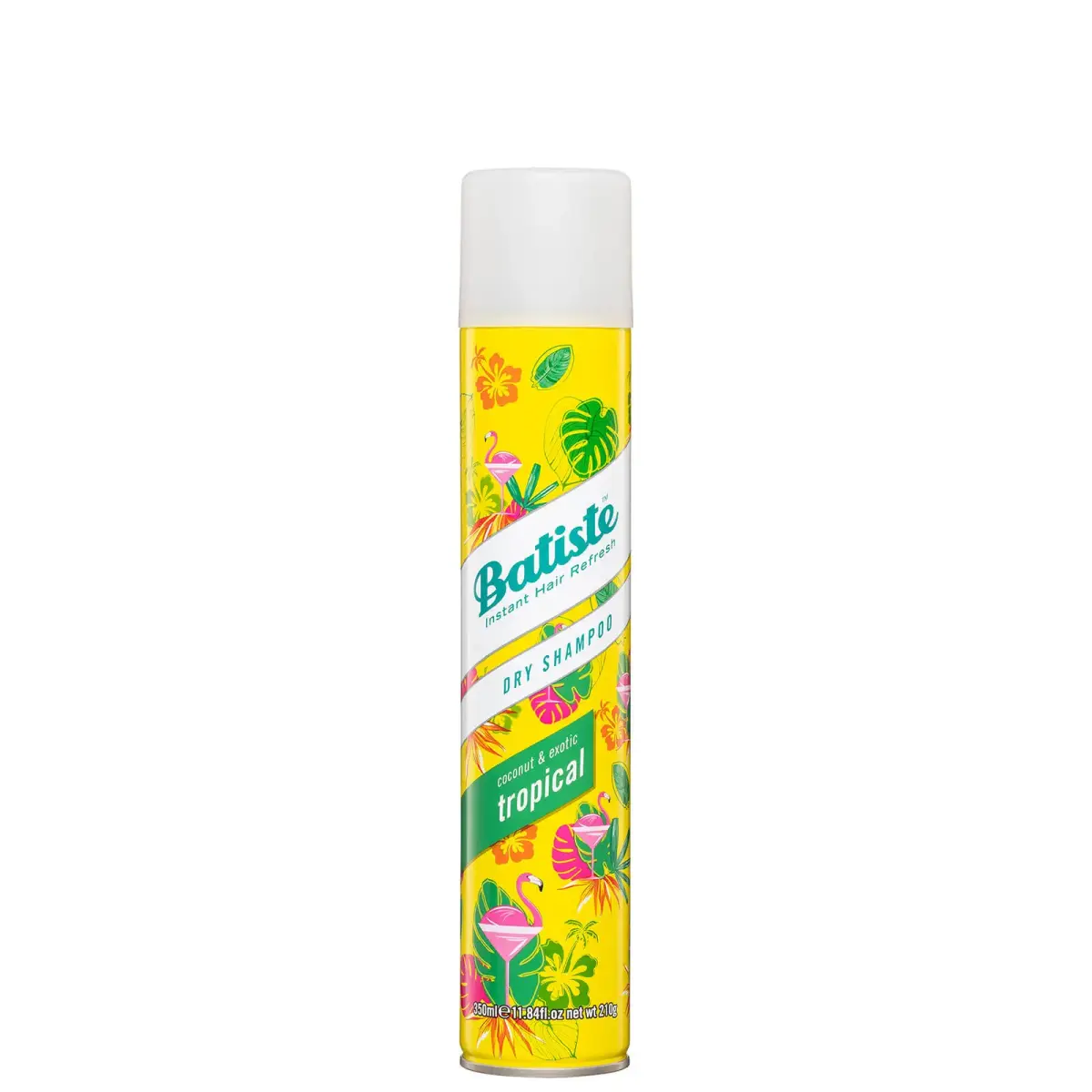 Batiste Dry Shampoo in Tropical, Coconut & Floral Fragrance, No Rinse Spray, 350ml