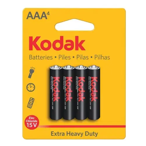 Kodak R03-4BB Extra Heavy Duty AAA Blister Pack 4pcs.