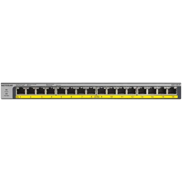 16PT POE/POE+GIGABIT UNMANAGED SWCH