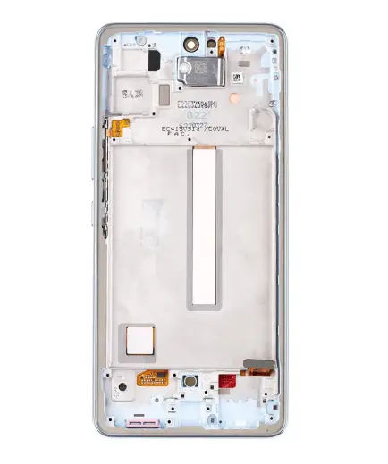 LCD display + Touch Unit + Front Cover Samsung A536B Galaxy A53 5G Awesome Blue (Service Pack)