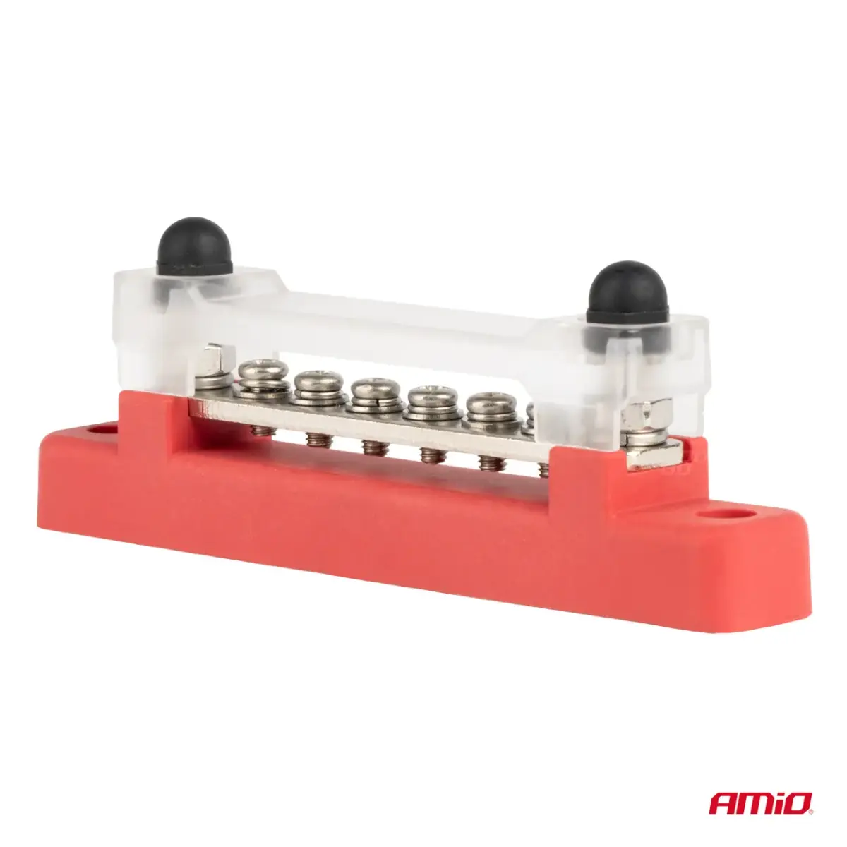 Ground distribution block plus bus bar M6 12V - 48V 150A AMIO-03810