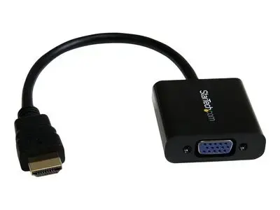 StarTech.com HDMI to VGA Adapter Converter for Desktop PC | Laptop | Ultrabook - 1920x1080 - video interface converter - HDMI | VGA - 24.5 cm