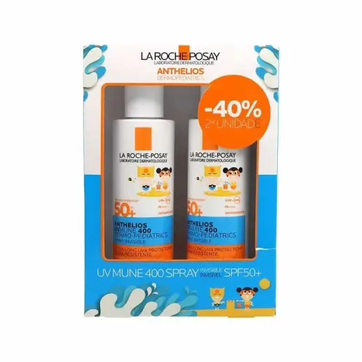 La Roche Posay Anthelios Pediatrics Spray Invisible Spf50+ Duplo 200ml