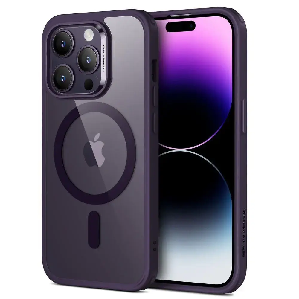 ESR CH HALOLOCK MAGSAFE IPHONE 14 PRO CLEAR|PURPLE